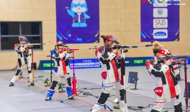 开云官网-射击世界杯宁波站｜挪威选手女子50米步枪三姿摘金