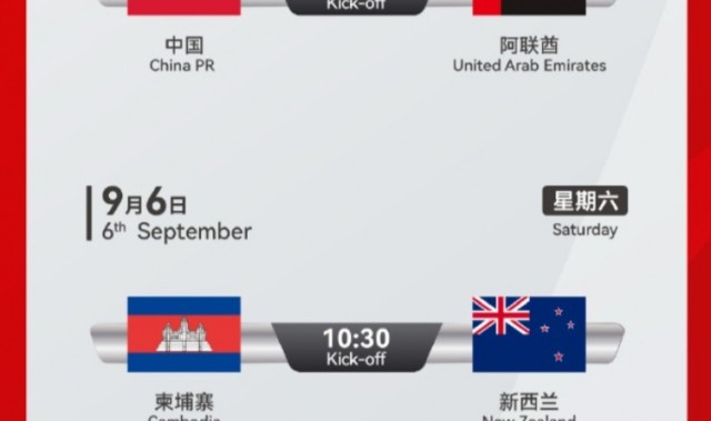 开云中国-中国五人制男足九月石家庄国际邀请赛，迎战阿联酋丹麦韩国劲旅